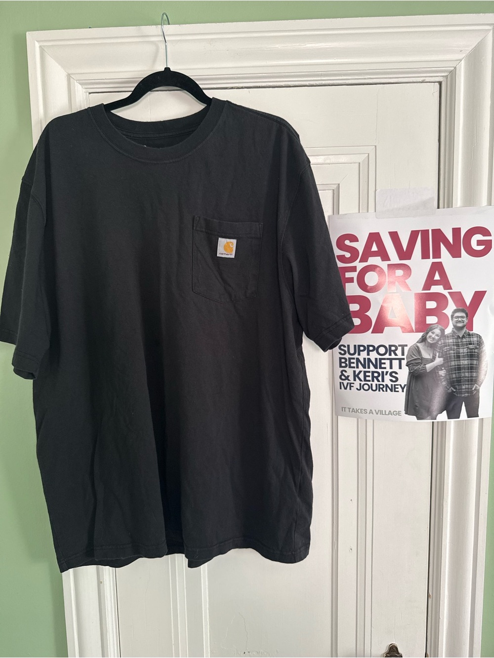 Carhartt Men’s Black Short-Sleeve Pocket Tee